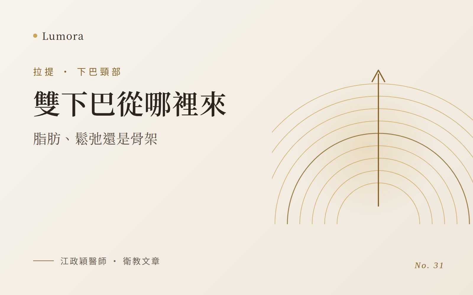 雙下巴從哪裡來：脂肪、鬆弛還是骨架