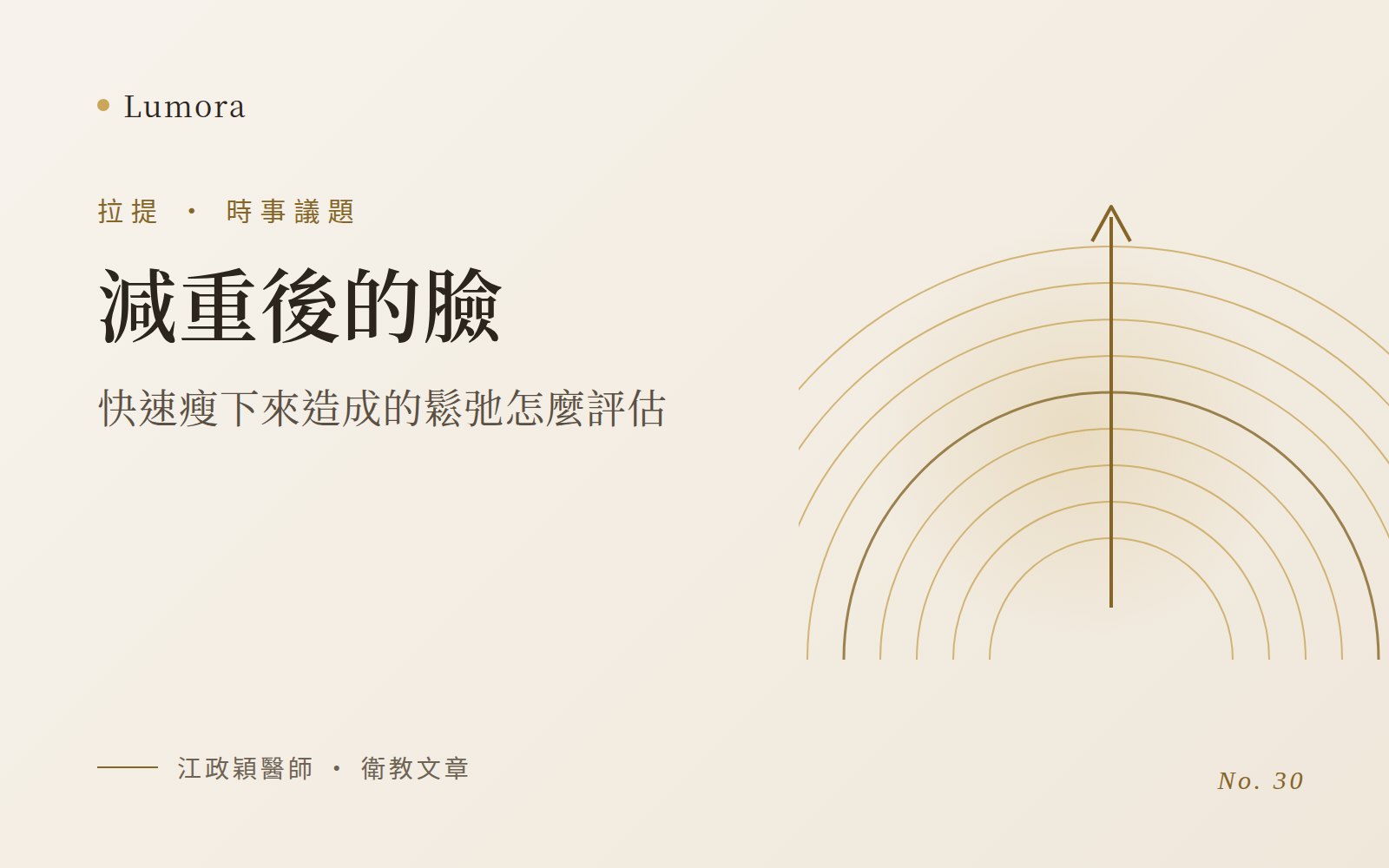 減重後的臉:快速瘦下來造成的鬆弛怎麼評估